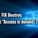How To Repair “Bootrec/Fixboot access Denied” by Rebuidling BCD
