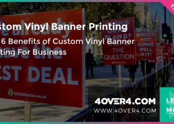 Create Eye-Catching Custom Vinyl BannersTo Announce Discount Offers At Your Store
