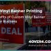 Create Eye-Catching Custom Vinyl BannersTo Announce Discount Offers At Your Store
