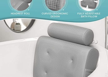 What is the Everlasting Comfort Bath Pillow Made Of?